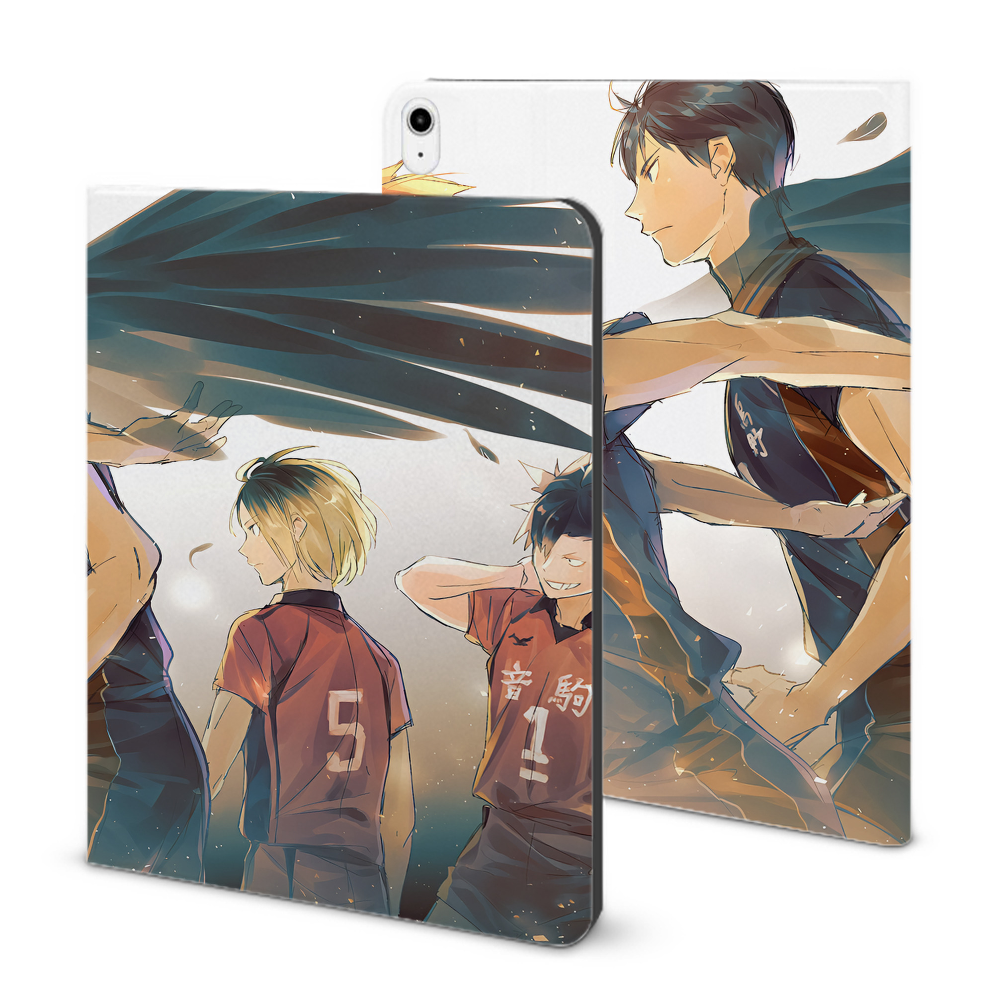 （画像用） ハイキュー!! Haikyu!! IPadケース ペンホルダー付き ブックスタイルデザイン